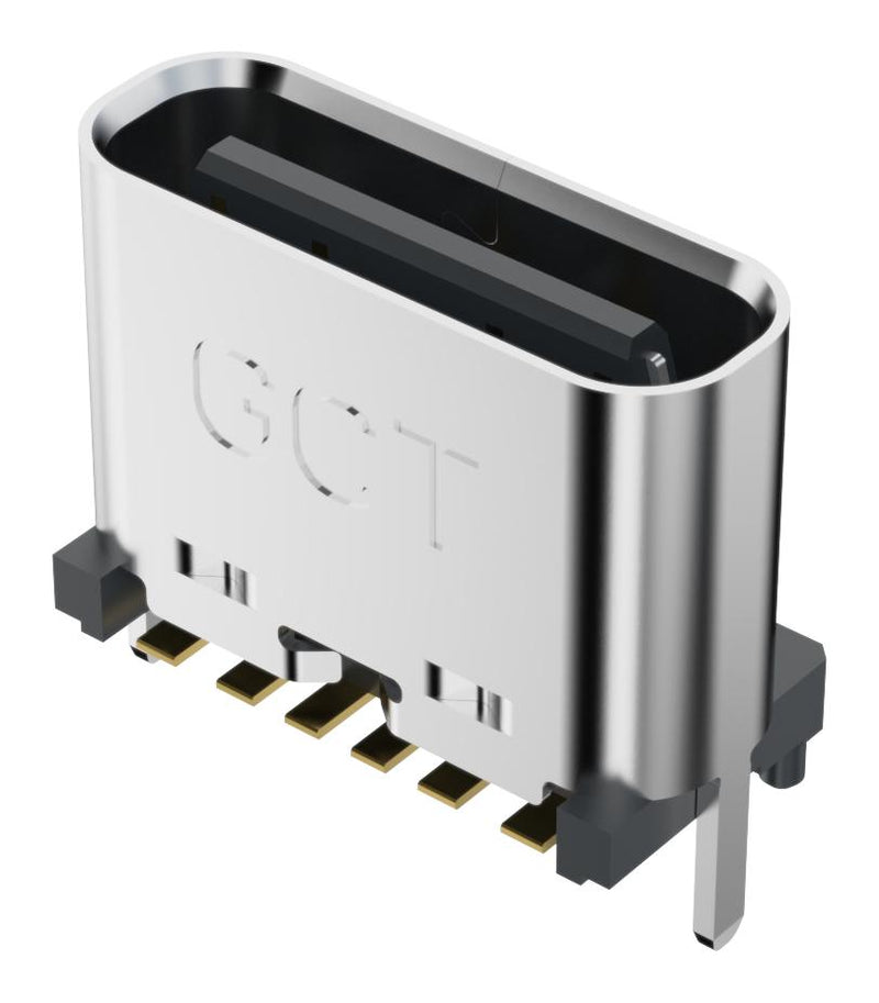 GCT (GLOBAL Connector TECHNOLOGY) USB4140-GF-0170-C. USB Conn Rcpt 24P6C SMT/TH 1.7MM