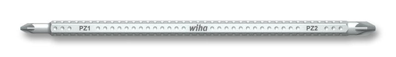 WIHA 284 PZ1/PZ2 Screwdriver Blade, Reversible, Hexagon, System-6, Pozi PZ1/PZ2, 150mm