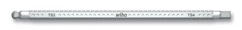 WIHA 284 HEX4.0/4.0 Screwdriver Blade, Reversible, Hexagon, System-6, Ball End, 4mm x 150mm