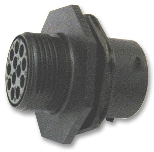 SOURIAU UTS71210S Circular Connector, Trim Trio UTS Series, Jam Nut Receptacle, 10 Contacts