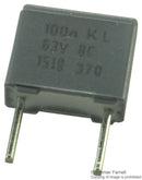 VISHAY BFC237011104 Film Capacitor, 0.1 &iuml;&iquest;&frac12;F, 63 V, PET (Polyester), &iuml;&iquest;&frac12; 10%, MKT370 Series