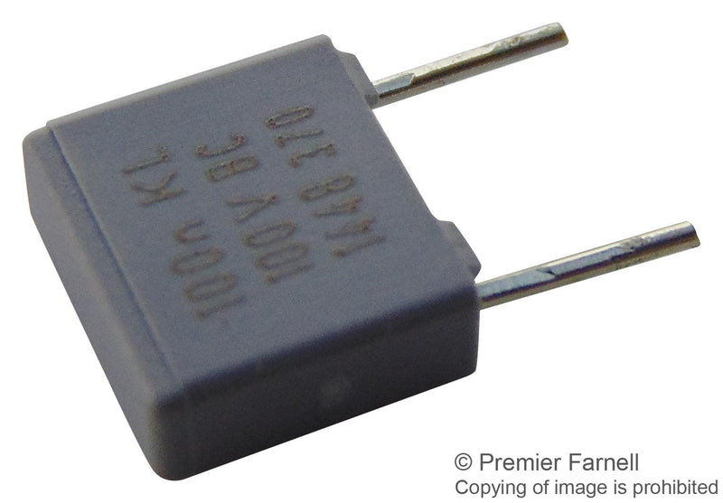 VISHAY BFC237021104 Film Capacitor, 0.1 &micro;F, 100 V, PET (Polyester), &plusmn; 10%, MKT370 Series