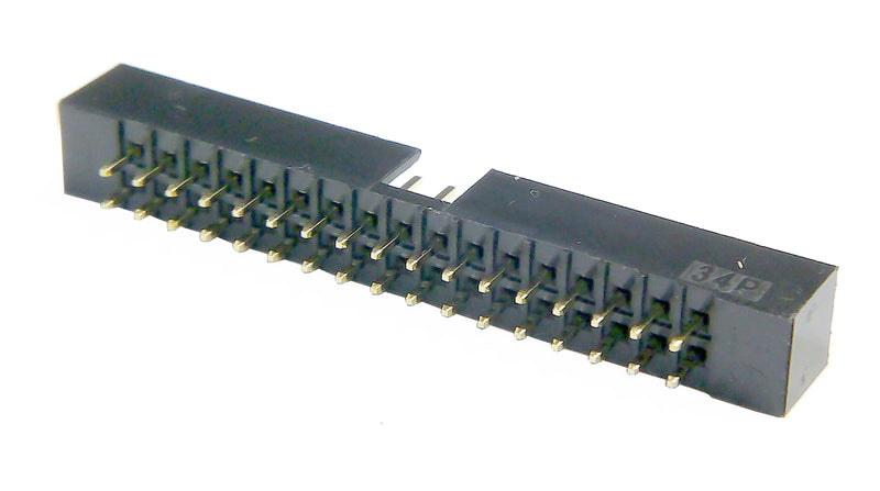 Multicomp PRO MP008656 Pin Header Wire-to-Board 2 mm Rows 34 Contacts Through Hole Straight MCP 2MM ST