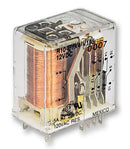 POTTER&BRUMFIELD - TE CONNECTIVITY R10-E1X2-V700 General Purpose Relay, R10 Series, Power, Non Latching, DPDT, 24 VDC, 5 A