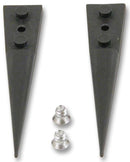 IDEAL-TEK A259CP Replacement Tips, For 259CPR.SA, ESD, Stainless Steel Body, Plastic Tip