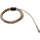 Countryman E6 Omni Earset Mic, Highest Gain, with Detachable 1mm Cable and TA4F Connector for Shure and Beyerdynamic Wireless Transmitters (Beige)