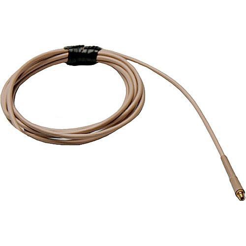 Countryman E6 Omni Earset Mic, Medium Gain, with Detachable 1mm Cable and TA4F Connector for Shure and Beyerdynamic Wireless Transmitters (Beige)