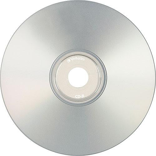 Verbatim CD-R 700MB 52x Write Once Silver Inkjet Printable Recordable Compact Disc (Spindle Pack of 100)