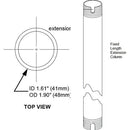 Peerless-AV ADD012018 Adjustable Extension Column for Multi-Displays