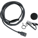 Sony ECM-44BC Omnidirectional Lavalier Microphone with 4-Pin Locking Jack for Sony Transmitters