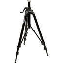 Manfrotto 475B Professional Tripod Legs (Black) & 502HD Pro Video Head with Flat Base