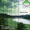 Tiffen 6 x 6" 2 Green Hard-Edge Graduated Filter