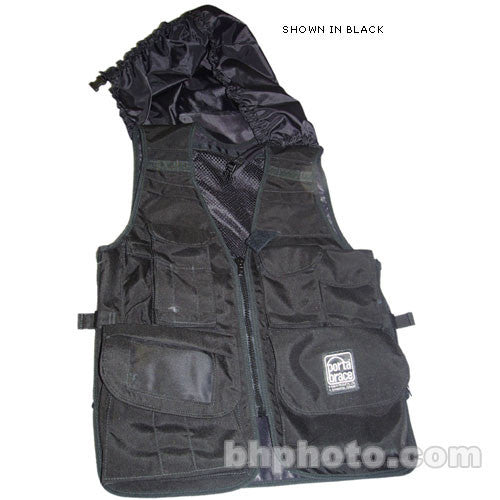 Porta Brace Video Vest with Hood (X-Large, Blue)