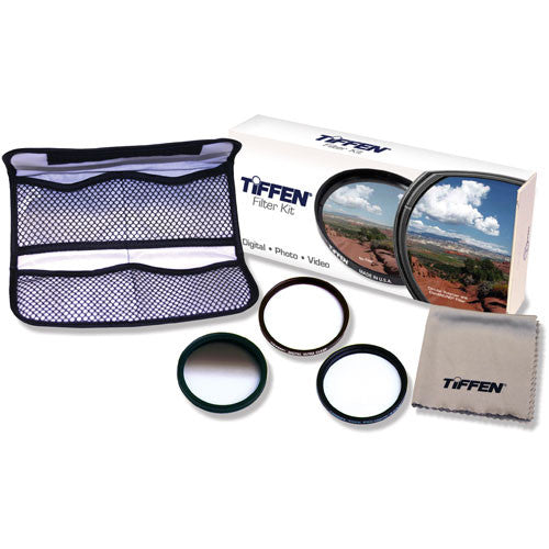 Tiffen 82mm Digital Pro SLR Glass Filter Kit - Contains Digital Clear Filter, Pro Mist 2 Soft Focus Filter and Graduated Neutral Density (ND) .6 Filter