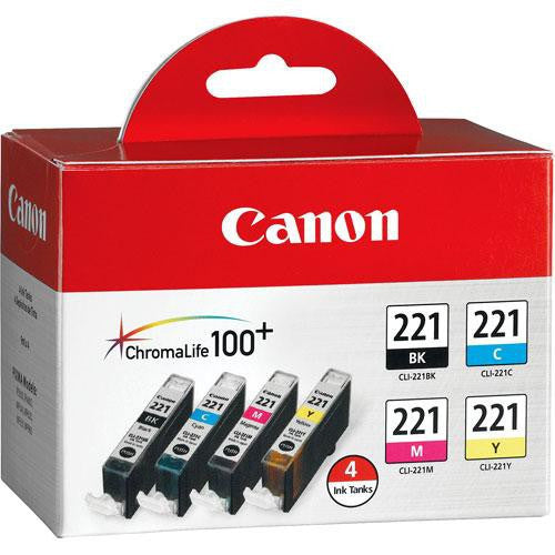 Canon CLI-221 Four-Color Ink Tank Pack