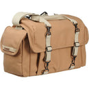 Domke F-7 Double AF Canvas Shoulder Bag - for 2 Large Film or Digital SLR Cameras with 4-5 Lenses and Accessories (Sand)