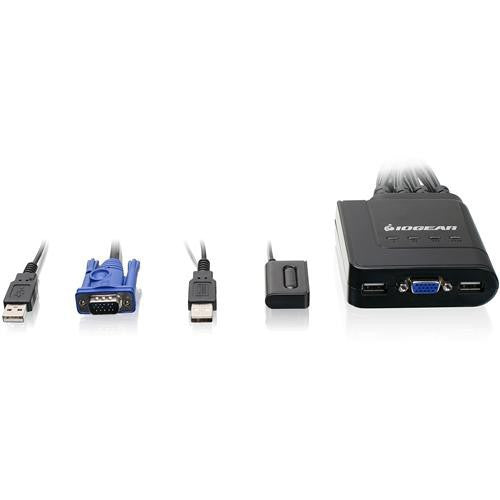 IOGEAR 4-Port USB Cable KVM Switch