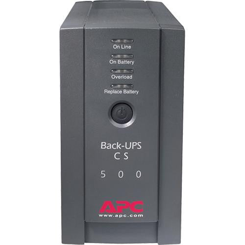 APC Back-UPS CS 500 6-Outlet Backup and Surge Protector, Black (120V)