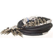 Pro Co Sound Excellines Series Analog Multitrack Harness Cable 16x 1/4" TRS Stereo Male to 16x TRS Stereo Phone Male - 20'