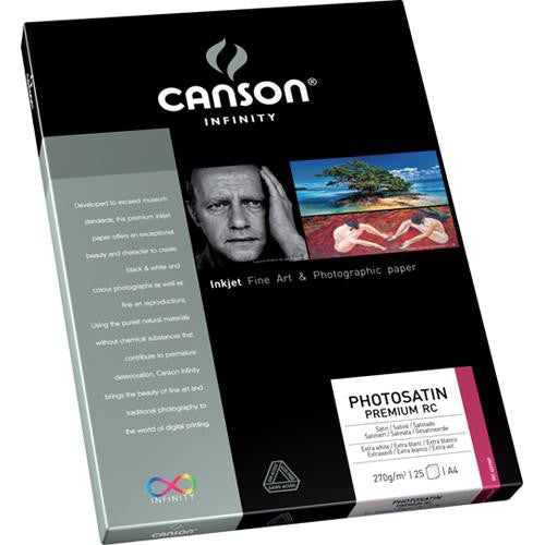 Canson Infinity PhotoSatin Premium RC Paper (8.5 x 11", 25 Sheets)