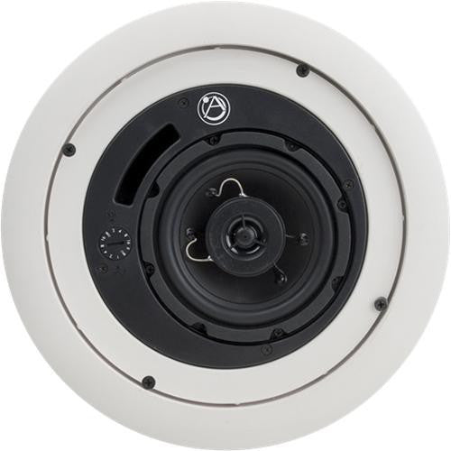 Atlas Sound FAP42TC-UL2043 - Low Depth 4" 70V Ceiling and Wall Mount Speaker (Pair)