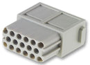 HARTING 09 14 017 3101 Heavy Duty Connector Insert, Socket Module, Less Contacts, Han-Modular DDD Series, Receptacle