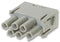 HARTING 09 14 006 3141 Heavy Duty Connector, Module, Han Series, Cable Mount, Receptacle, 6 Contacts, Socket, 2 Rows