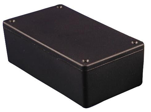 HAMMOND 1591XXTBK IP54 Black Flame Retardant ABS Enclosure - 123x83x56mm