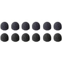 Sony ADC77B - Set of 12 Black Urethane Windscreen Kit for ECM77 Microphone