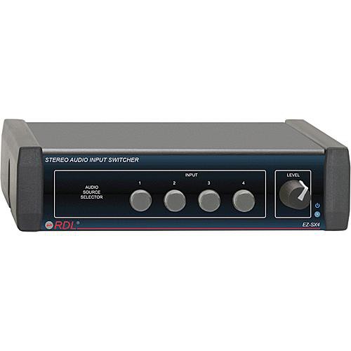 RDL EZ-SX4 4-Channel Audio Switcher