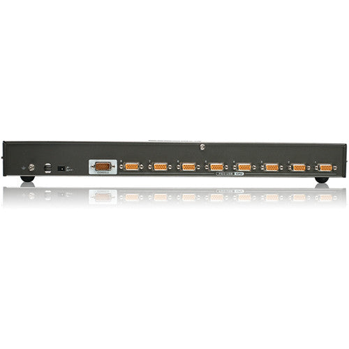 IOGEAR 8-Port USB PS/2 Combo KVMP Switch With USB KVM Cables