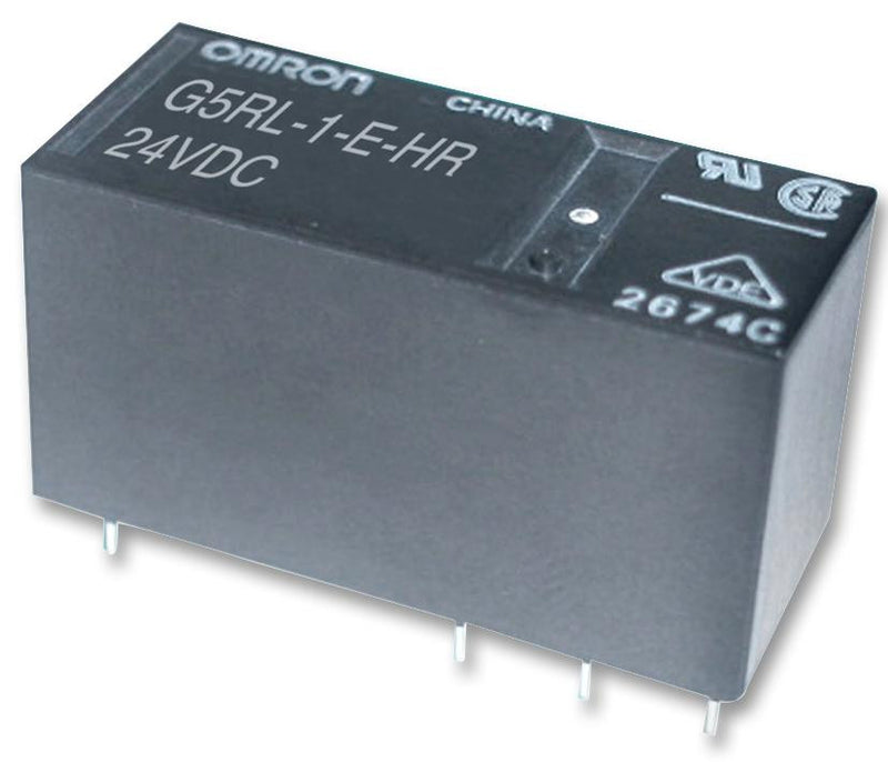 OMRON ELECTRONIC COMPONENTS G5RL-1AE-LN 12DC General Purpose Relay, G5RL Series, Power, Non Latching, SPST, 12 VDC, 16 A