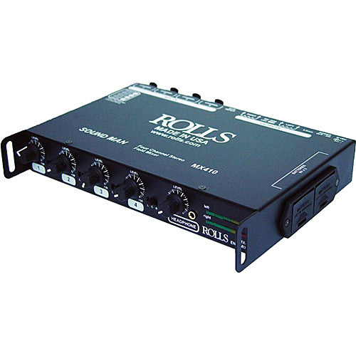 Rolls MX410 4-Channel Microphone Mixer