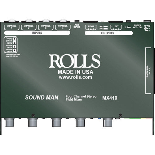 Rolls MX410 4-Channel Microphone Mixer