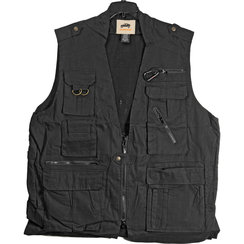 Humvee by CampCo Safari Photo Vest (Small, Black)