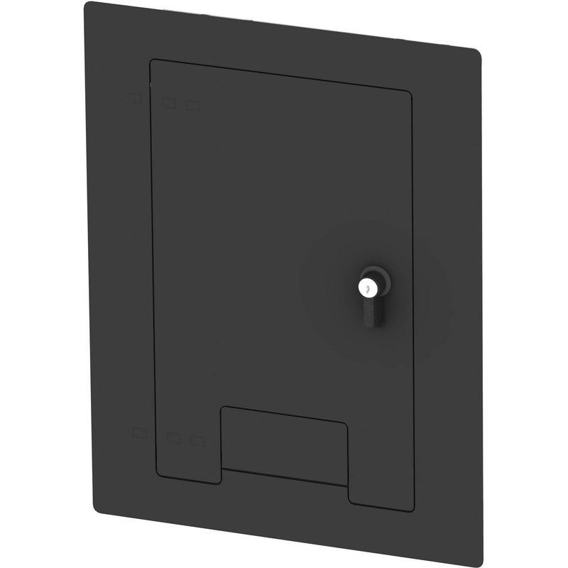 FSR WB-X1-CVR-BLK Flush-Mounted Locking Cover (Black)