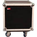 Gator Cases G-Tour 12U Cast Tour Style ATA Flight Rack Case with Casters