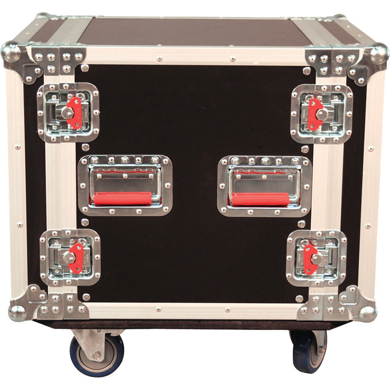 Gator Cases G-Tour 12U Cast Tour Style ATA Flight Rack Case with Casters