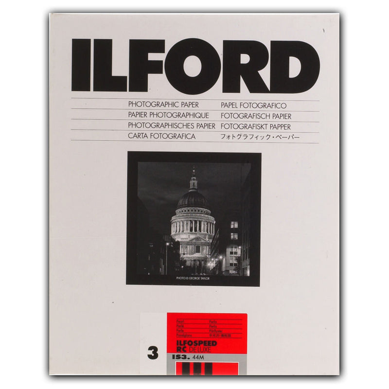 Ilford ILFOSPEED RC DeLuxe Paper (44M Pearl, Grade 3, 8 x 10", 100 Sheets)