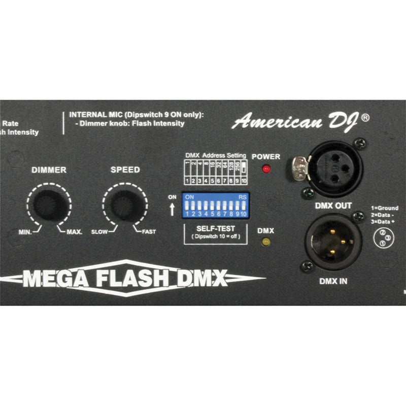 American DJ Mega Flash DMX 800W Strobe (120VAC)