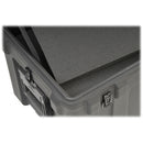SKB 3R3214-15B-CW Roto-Molded Mil-Standard Utility Case with Cubed Foam Interior and wheels