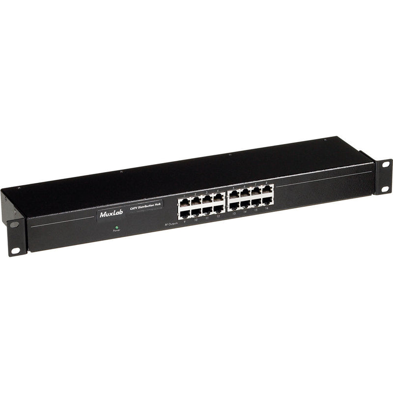 MuxLab 500303 CATV Distribution Hub (16 Ports, 110V)