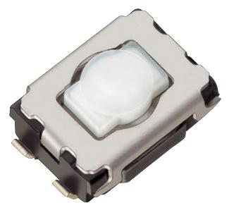 Panasonic EVQP2202W Tactile Switch SPST-NO EVQP2 Series Top Actuated SMD Rectangular Button 160 gf 20mA at 15VDC