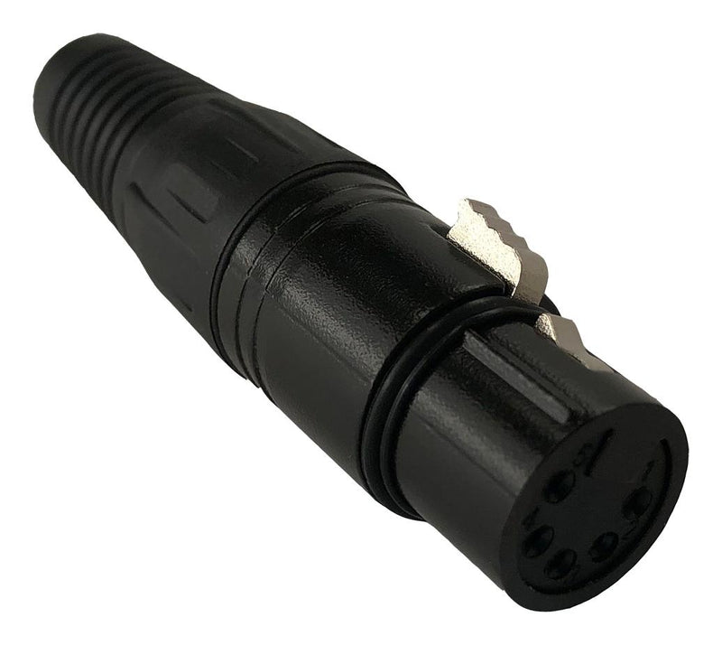 IO Audio Technologies IO-XLR5-F-BKAU XLR Connector Jack 5POS Cable