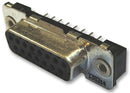 AMP - TE CONNECTIVITY 1-338313-2 Standard D Sub Connector, 9 Contacts, Receptacle, DA, AMPLIMITE HD-20 Series, Metal Body, Solder