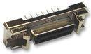 AMP - TE CONNECTIVITY 5749069-7 Standard D Sub Connector, SCSI, 68 Contacts, Receptacle, AMPLIMITE 0.050 Series, Steel Body, Solder