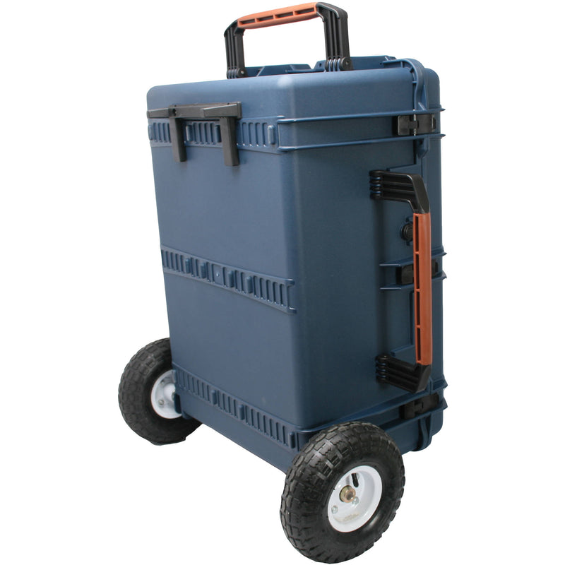 Porta Brace PB-2780RXP Hard Case with Foam Interior and Extreme Off-Road Wheels (Silver Platinum)