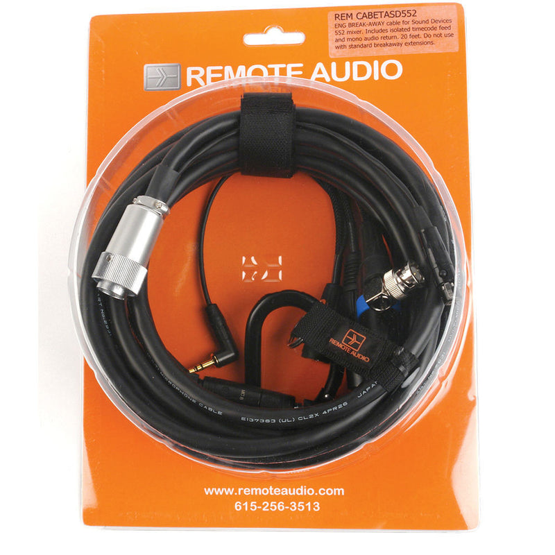 Remote Audio CABETASD552 ENG Breakaway Cable for Sound Devices 552