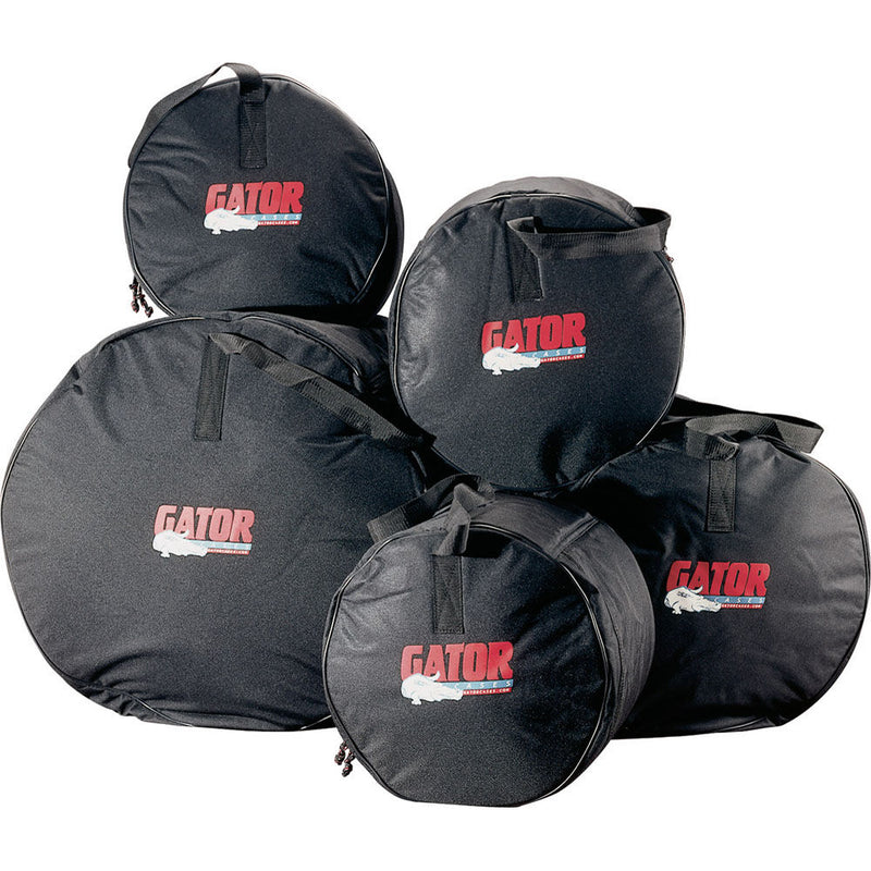 Gator GP-FUSION-100 5-Piece Fusion Drum Set Protechtor Bags (Black)