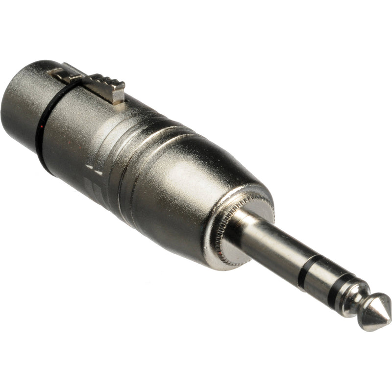 Hosa Technology GXP143 Stereo Male 1/4" Phone to Female 3-Pin XLR Adapter